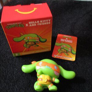 McDonald's Happy Meal Hella Kitty x TMNT #2 Cinnamoroll x Michelangelo Toy